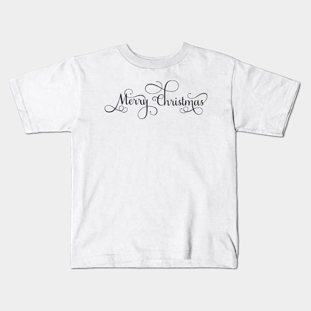 Merry Christmas Kids T-Shirt by unique_design76